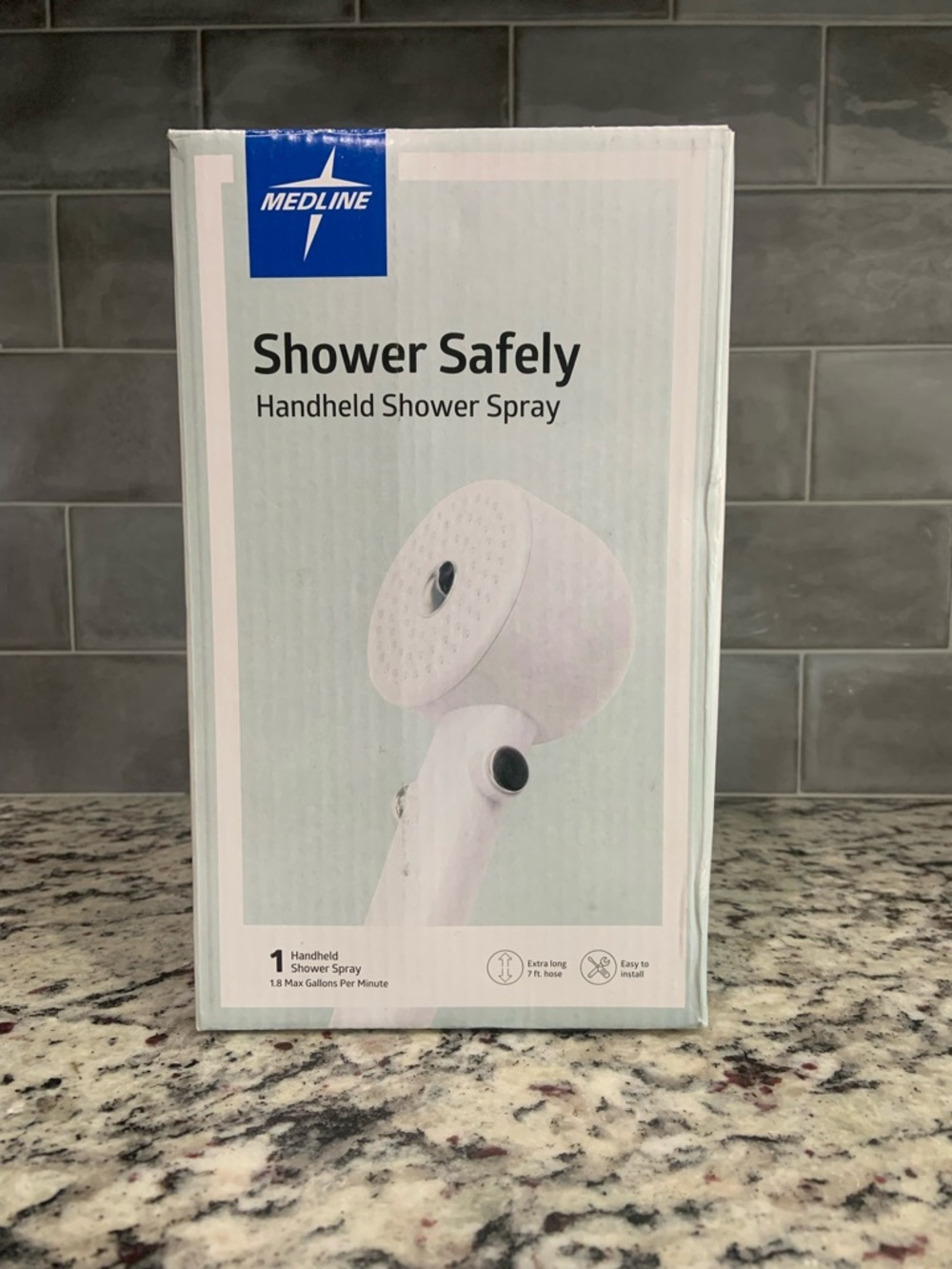 Medline Shower Safely Handheld Shower Sprayer- BNWT